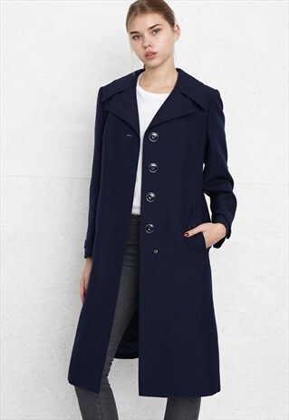 VINTAGE NAVY SALKO COAT