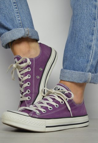VINTAGE 90S CONVERSE PURPLE OX SHOES GRUNGE RETRO PREPPY