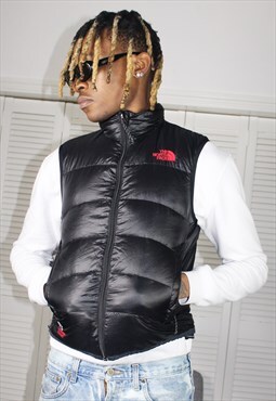 Vintage Black Summit Series North Face Gilet Puffer Jacket