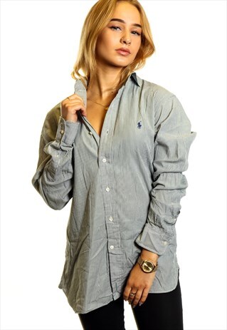 VINTAGE RALPH LAUREN STRIPED SHIRT S753