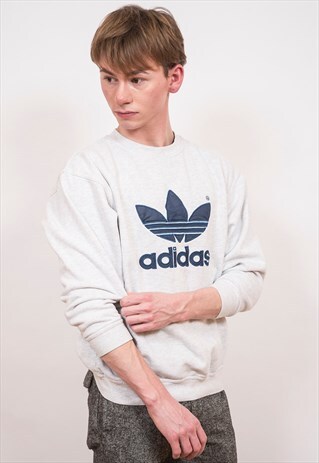 ADIDAS GREY SWEATSHIRT XS