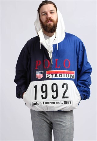 VINTAGE 90S POLO RALPH LAUREN SPORT LIGHTWEIGHT JACKET