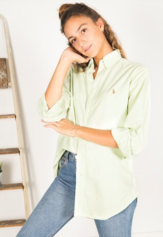 VINTAGE 80S POLO RALPH LAUREN SHIRT / R4110C505