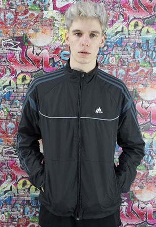 VINTAGE ADIDAS SHELL JACKET / WINDBREAKER BRANDED SPORTSWEAR