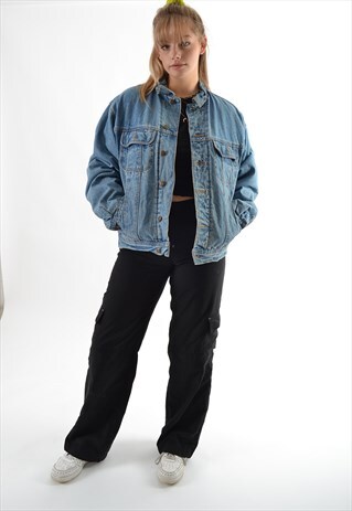 WRANGLER SHERPA LINED DENIM JACKET GDF1997