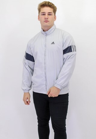 VINTAGE ADIDAS JACKET IN BLUE