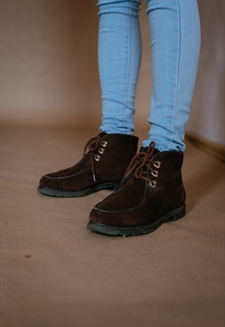 VINTAGE 90S HIKING ANKLE BOOTS