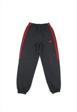 2012 Adidas Grey Lined Joggers, Red Striped 28x30
