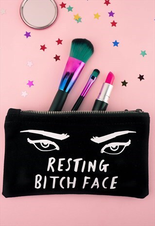 RESTING BITCH FACE MAKE UP BAG