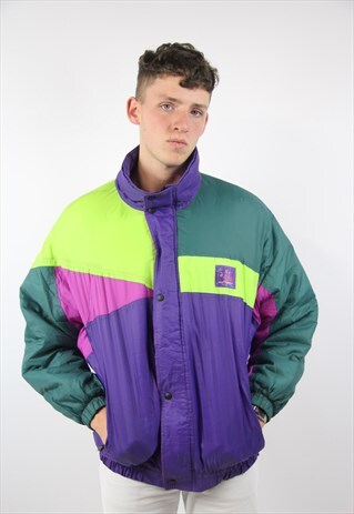 VINTAGE AMAZING COLOURFUL SKI JACKET