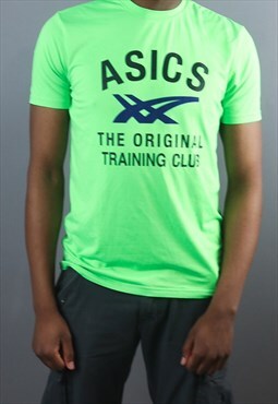 Vintage Asics T-Shirt - medium Green 