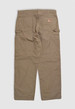 Vintage 90s Carhartt Cargo Trousers in Brown