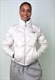 WHITE 90S THE NORTH FACE 550 SERIES PUFFER JACKET COAT