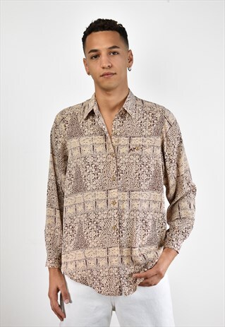 white vintage shirts men