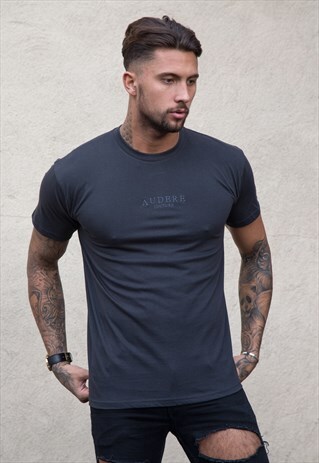 MIDNIGHT EMBROIDERED T-SHIRT