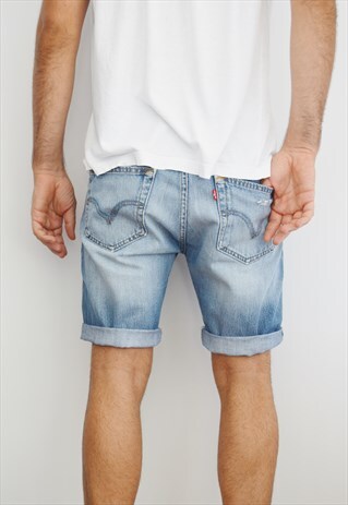 VINTAGE DISTRESSED LEVI'S 501 DENIM SHORTS