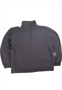 Croft&Barrow  Quarter Zip Heavyweight Sweatshirt Large Grey