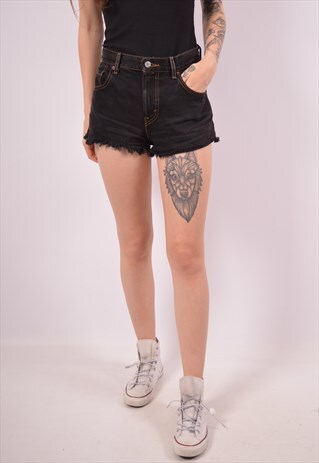 VINTAGE LEVI'S DENIM SHORTS BLACK