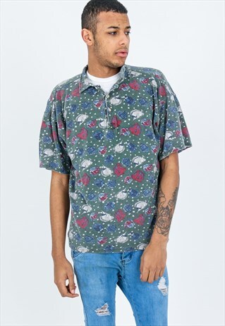 VINTAGE AZTEC PATTERN SHIRT