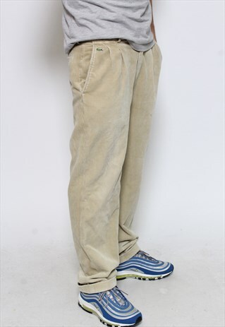 VINTAGE LACOSTE CORDUROY TROUSERS