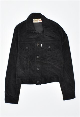 Vintage 90's Levi's Corduroy Jacket Black