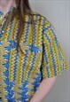 ABSTRACT FESTIVAL SHIRT, SUMMER MULTICOLOR SHIRT