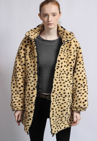 VINTAGE FAUX FUR JACKET