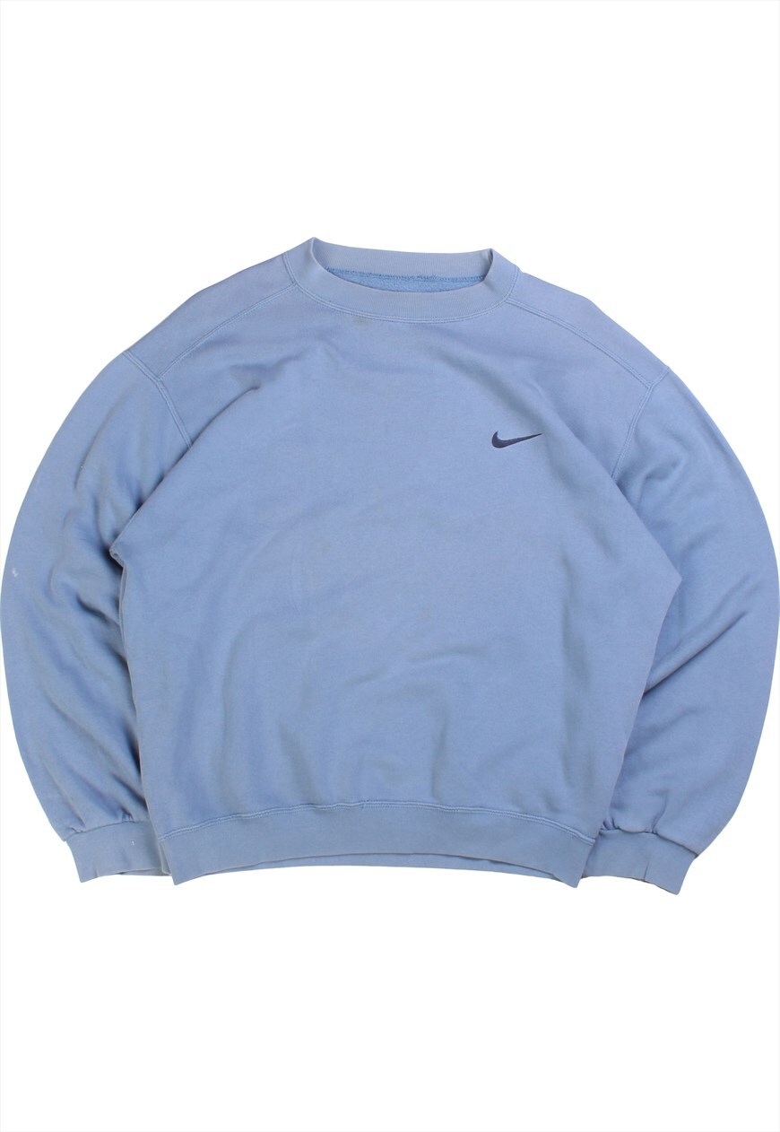 Light blue hotsell nike crew neck