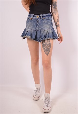 VINTAGE GUESS DENIM SHORTS BLUE