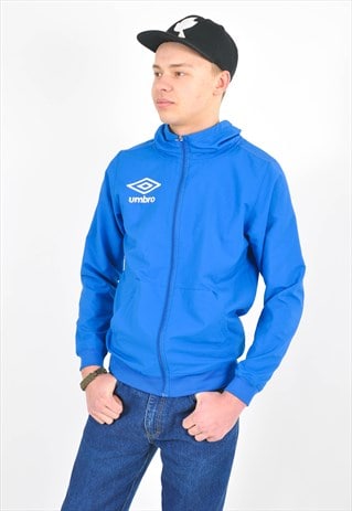 VINTAGE 90'S SHELL JACKET IN BLUE