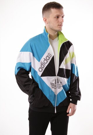 VINTAGE VTG RARE ADIDAS BIG LOGO OVERSIZED TRACK JACKET 1292