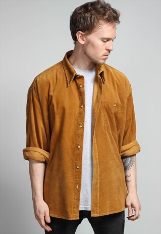 VINTAGE OVERSIZED CORDUROY SHIRT