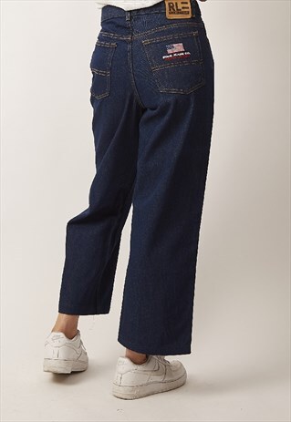 RARE INDIGO VINTAGE 90'S POLO RALPH LAUREN JEANS