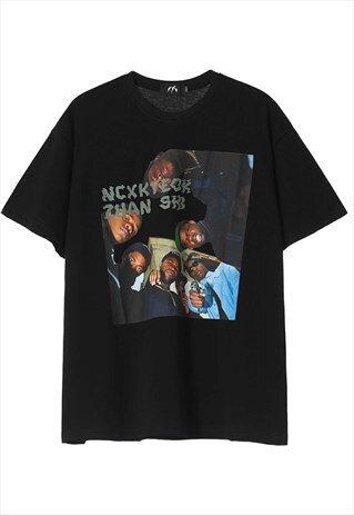 KALODIS HIP HOP BAND PRINTED STREET TREND T-SHIRT