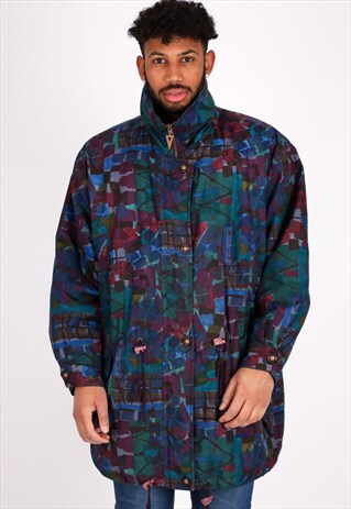 VINTAGE COLOUR BLOCK JACKET NJ895