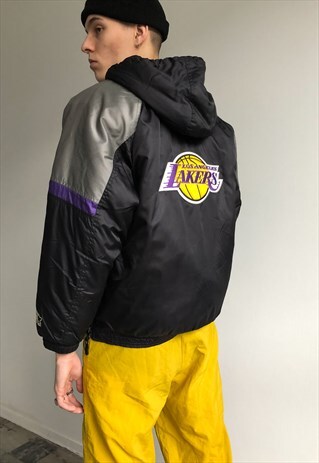 lakers puffer jacket