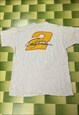 VINTAGE 90S 1993 RUSTY WALLACE MILLER RACING NASCAR T-SHIRT
