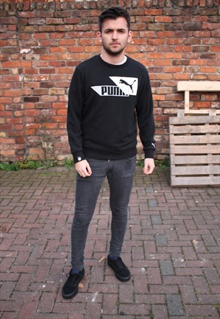 PUMA BLACK SWEATSHIRT