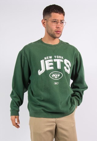 90'S REEBOK SWEATSHIRT NEW YORK JETS NFL