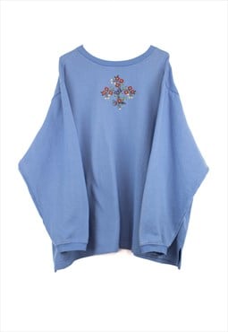 Vintage Blair Festival Sweatshirt in Blue XXL