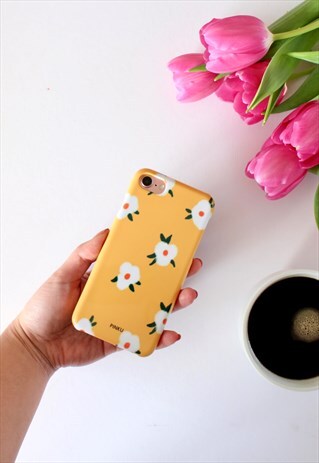 MUSTARD FLOWERS PHONE CASE