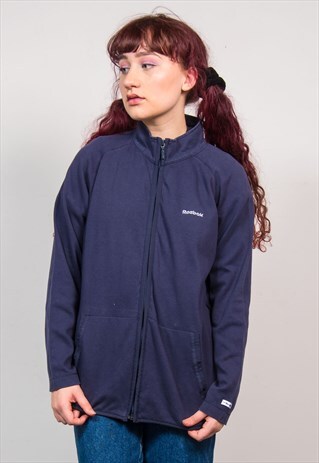 REEBOK VINTAGE 90'S NAVY BLUE TRACKSUIT JACKET TOP