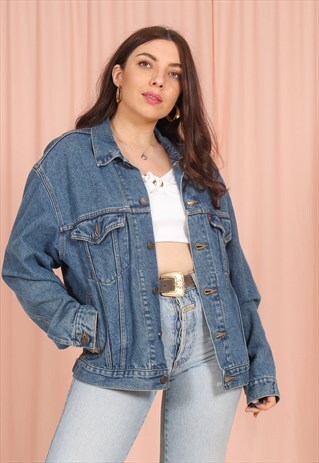 VINTAGE LEVI'S DENIM JACKET IN MID WASH