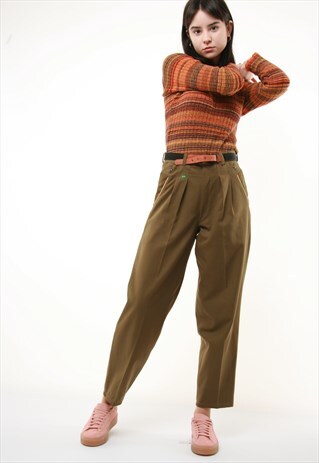 80S VINTAGE WORKWEAR HIGH WASITED TROUSERS 481