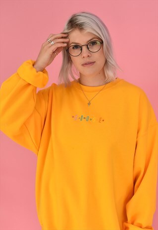 G&G UNISEX GOLD ORIGINAL GG SWEAT EM