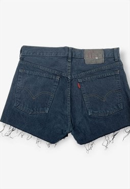 Vintage levi's cut off denim shorts black w32 BV16246M