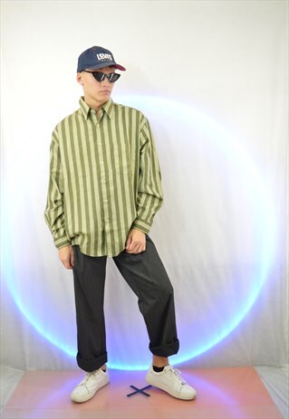 VINTAGE RETRO STRIPED SHIRT