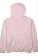 VINTAGE 90'S UNDER ARMOUR HOODIE SPELLOUT PULLOVER PINK