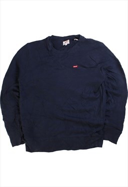 Vintage  Levi's Sweatshirt Heavyweight Crewneck Navy Blue