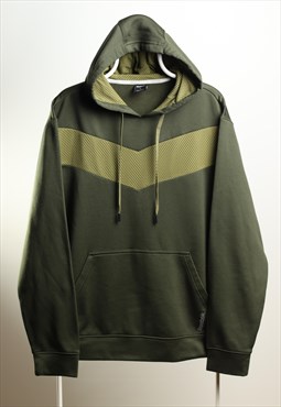 Vintage Reebok Sports Script Hoodie Green